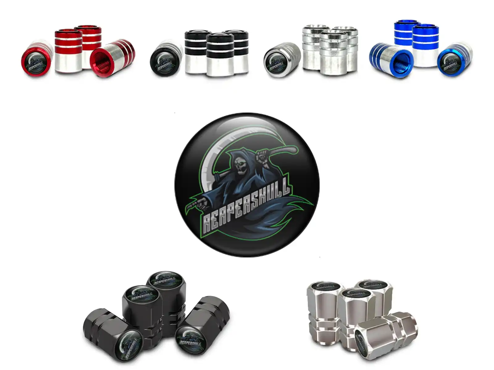 Rim Valve Caps SUVs High-Quality Design